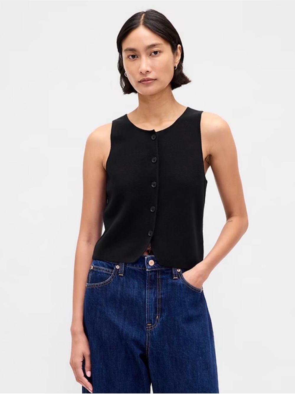 NWT GAP Lightweight CashSoft Tailored Vest medium